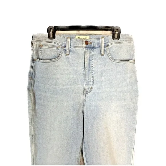Madewell 11&quot; Roadtripper High Rise Light Wash Jeans