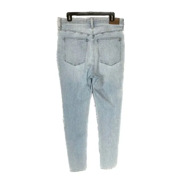 Madewell 11&quot; Roadtripper High Rise Light Wash Jeans