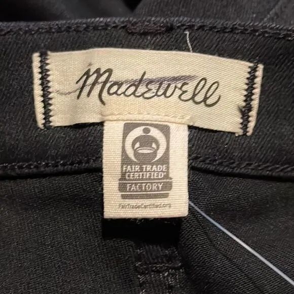 Madewell NWT 9&quot; Mid-Rise Roadtripper Skinny Jeans Size 25 in Bennett Wash