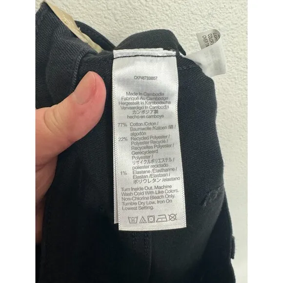 Madewell Petite Sz 32P Mid-Rise Roadtripper Skinny Jeans Bennett Black Wash NWT