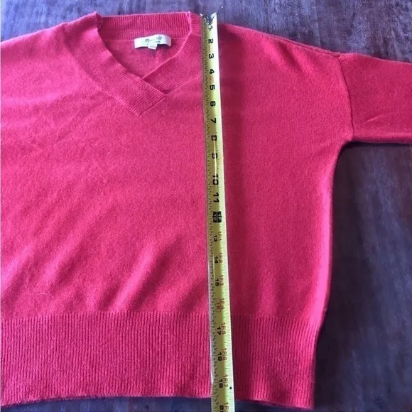 Madewell Re)sponsible Cashmere V-Neck Sweater
