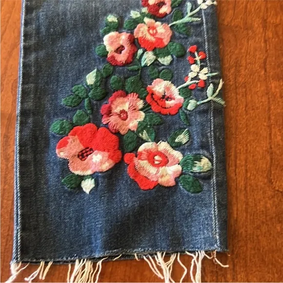 MADEWELL Slim Boy Jean Embroidered Floral Edition