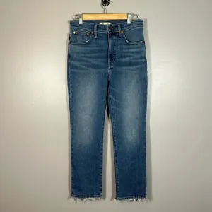 Madewell Slim Demi-Boot Jeans NWT Size 28