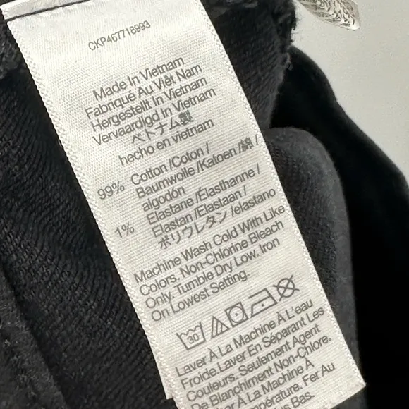 Madewell The Mid Rise Perfect Fit Black Jeans Womens 29