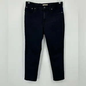 Madewell The Mid Rise Perfect Fit Black Jeans Womens 29