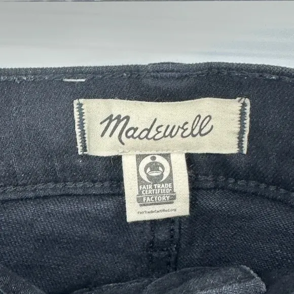 Madewell The Mid Rise Perfect Fit Black Jeans Womens 29