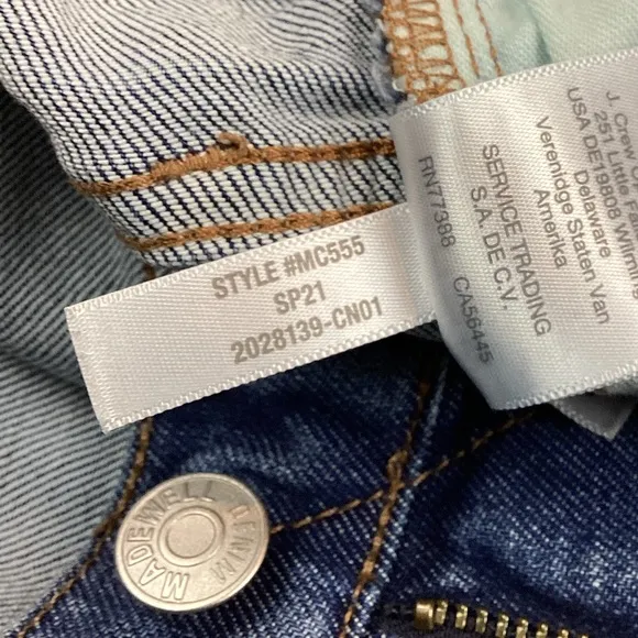 Madewell The Slim BoyJean Jeans Blue