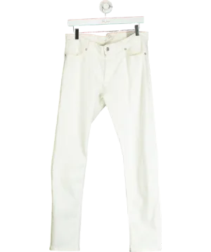 MANGO White Slim Fit Ultra Soft Touch Patrick Jeans W32