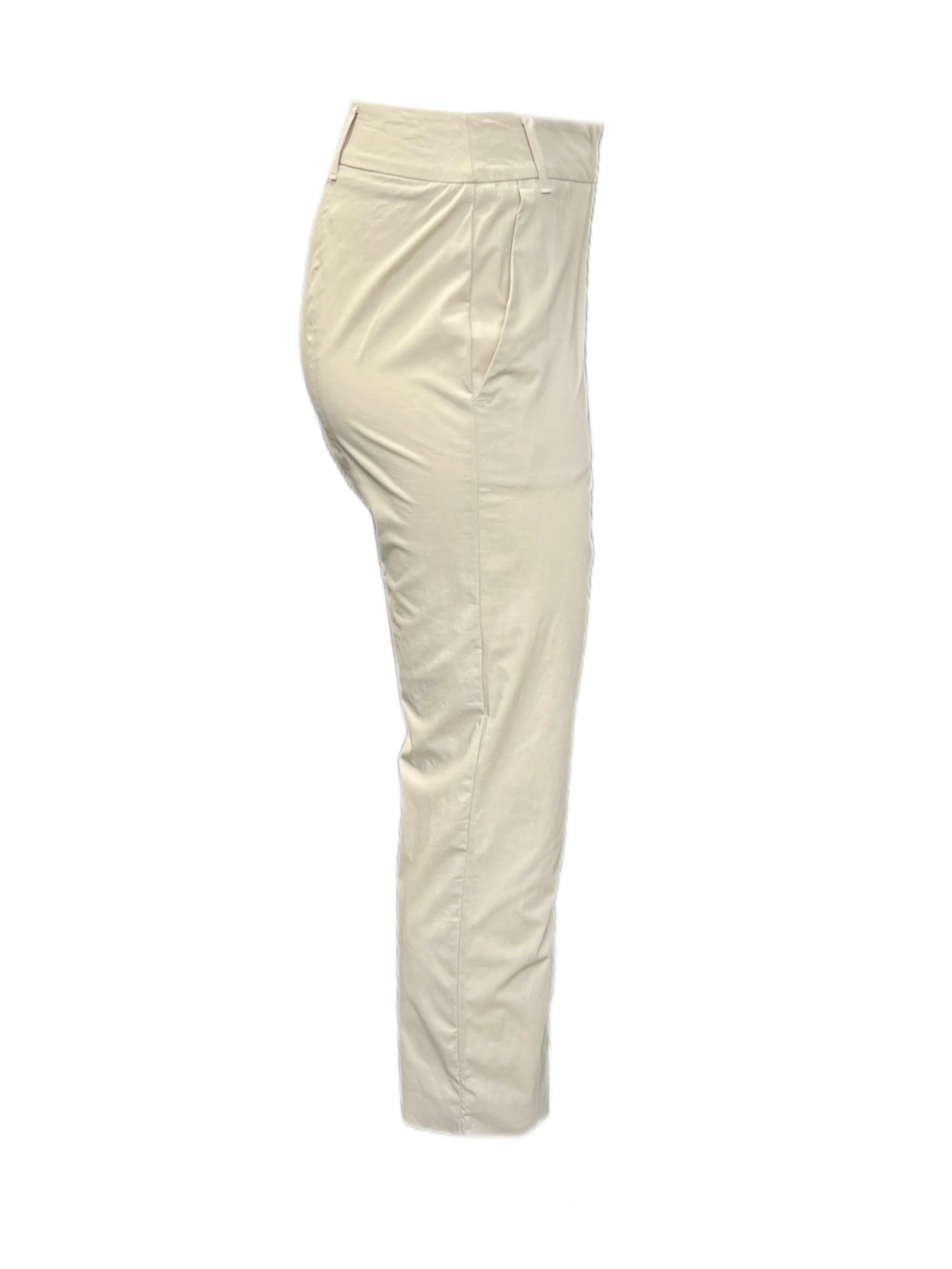 Marella By Max Mara Women's Beige Zucca Straight Pants Size 4 NWT