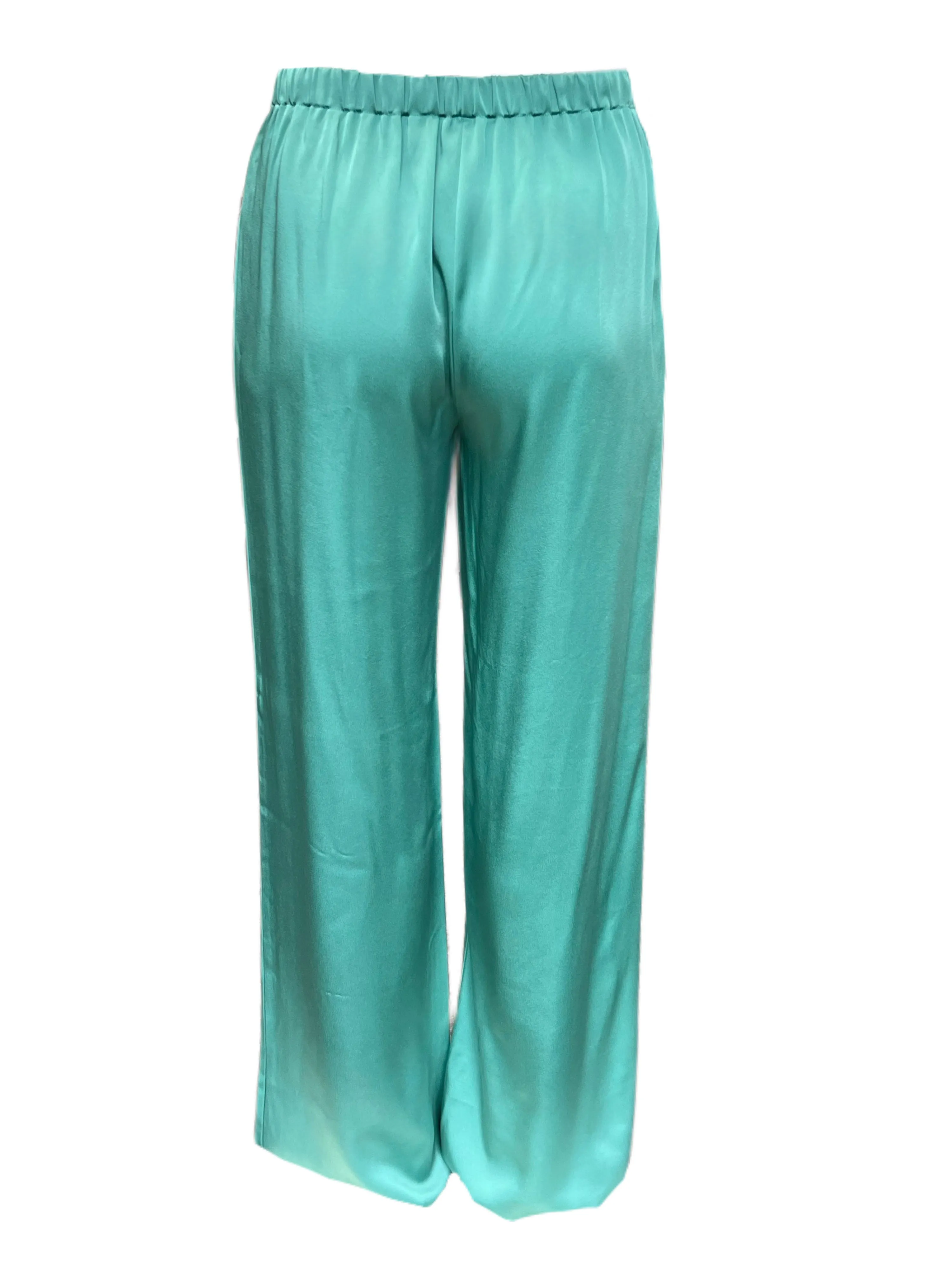 Marina Rinaldi Women's Blue Record Straight Pants NWT