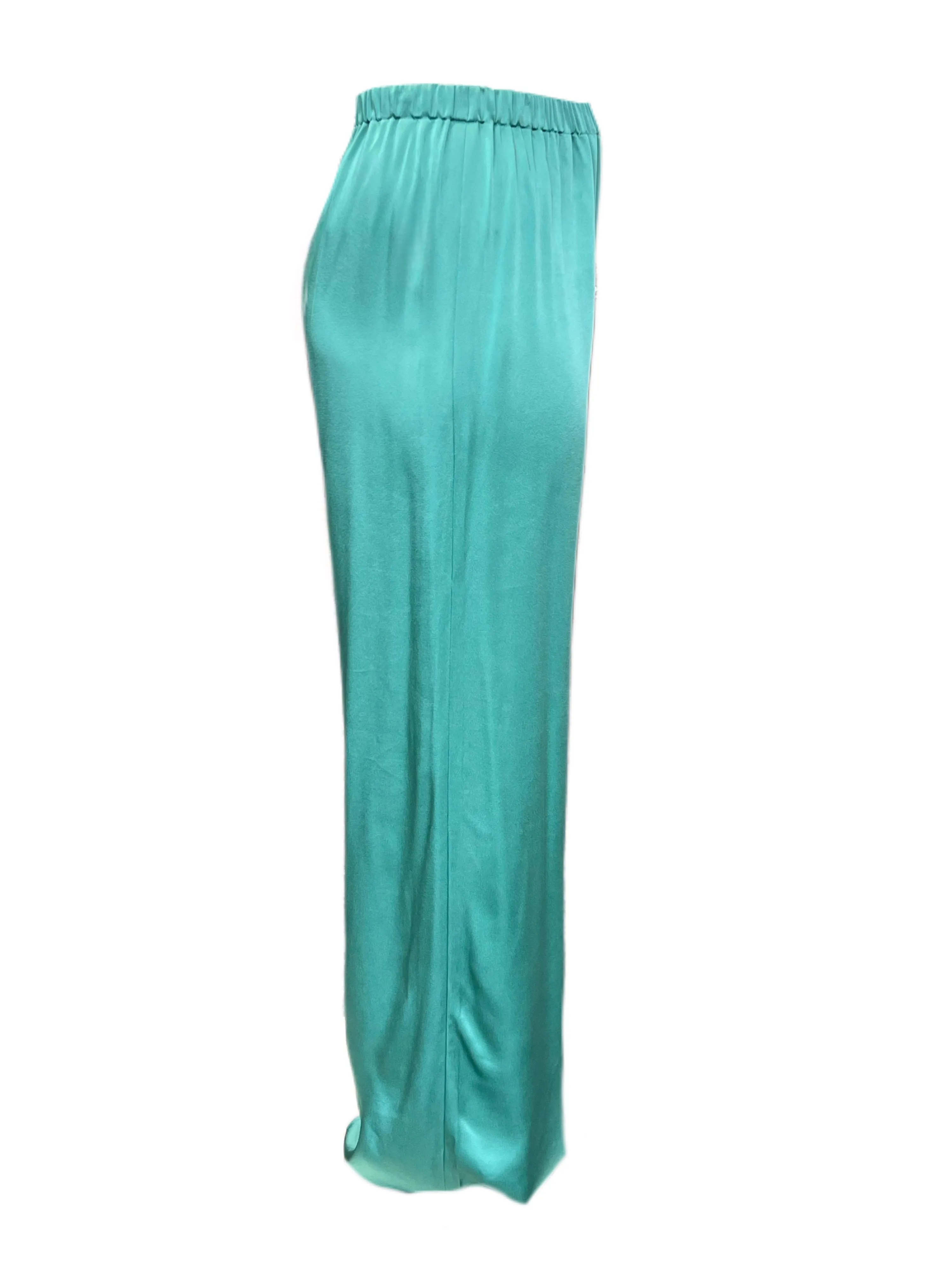 Marina Rinaldi Women's Blue Record Straight Pants NWT