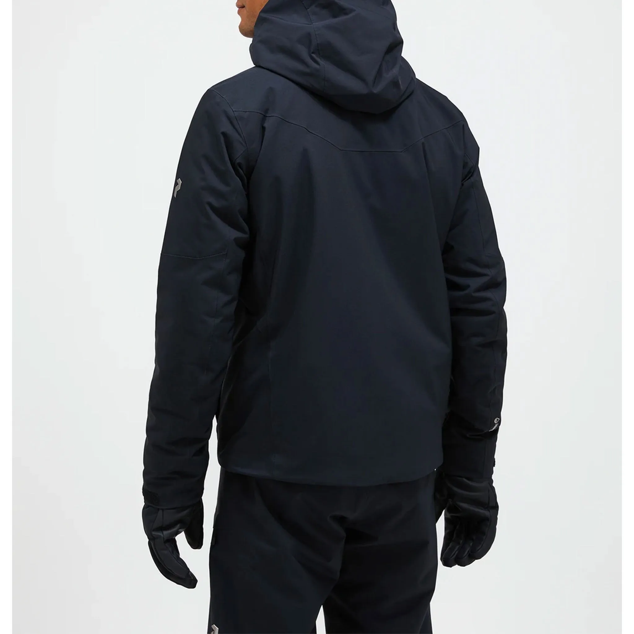 Maroon Ski Jacket in Black