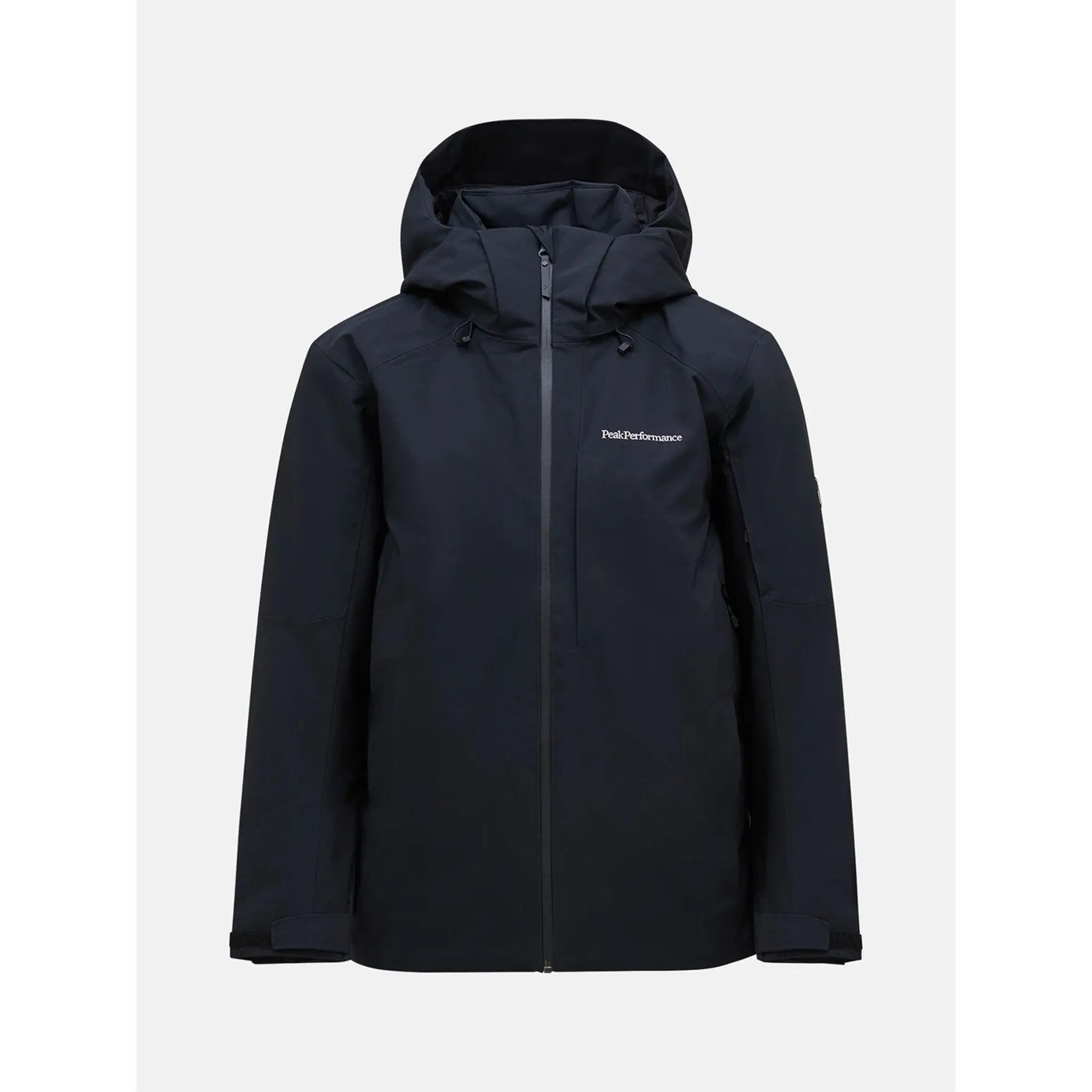 Maroon Ski Jacket in Black