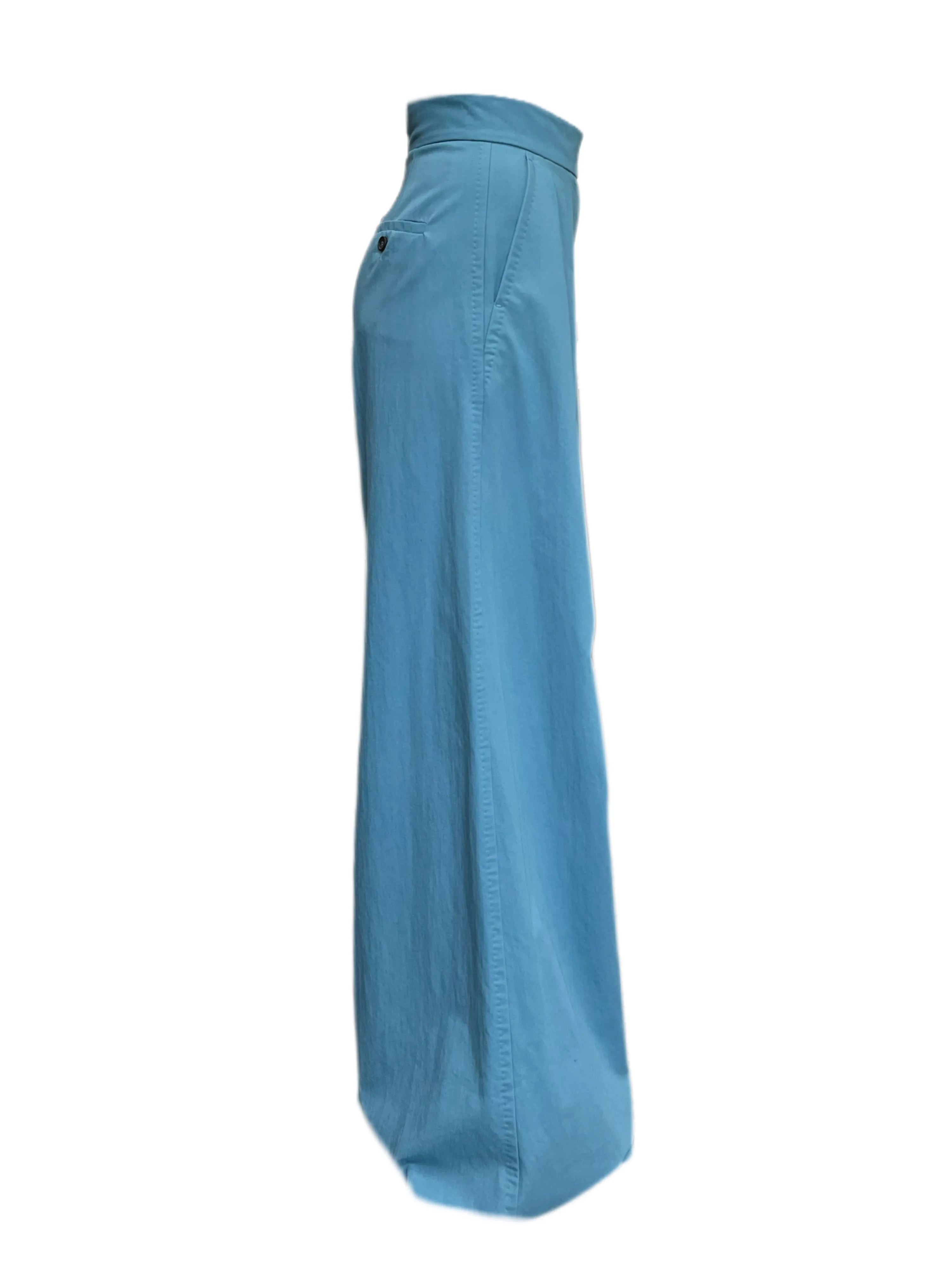 Max Mara Women's Turquoise Valance Straight Pants Size 4 NWT