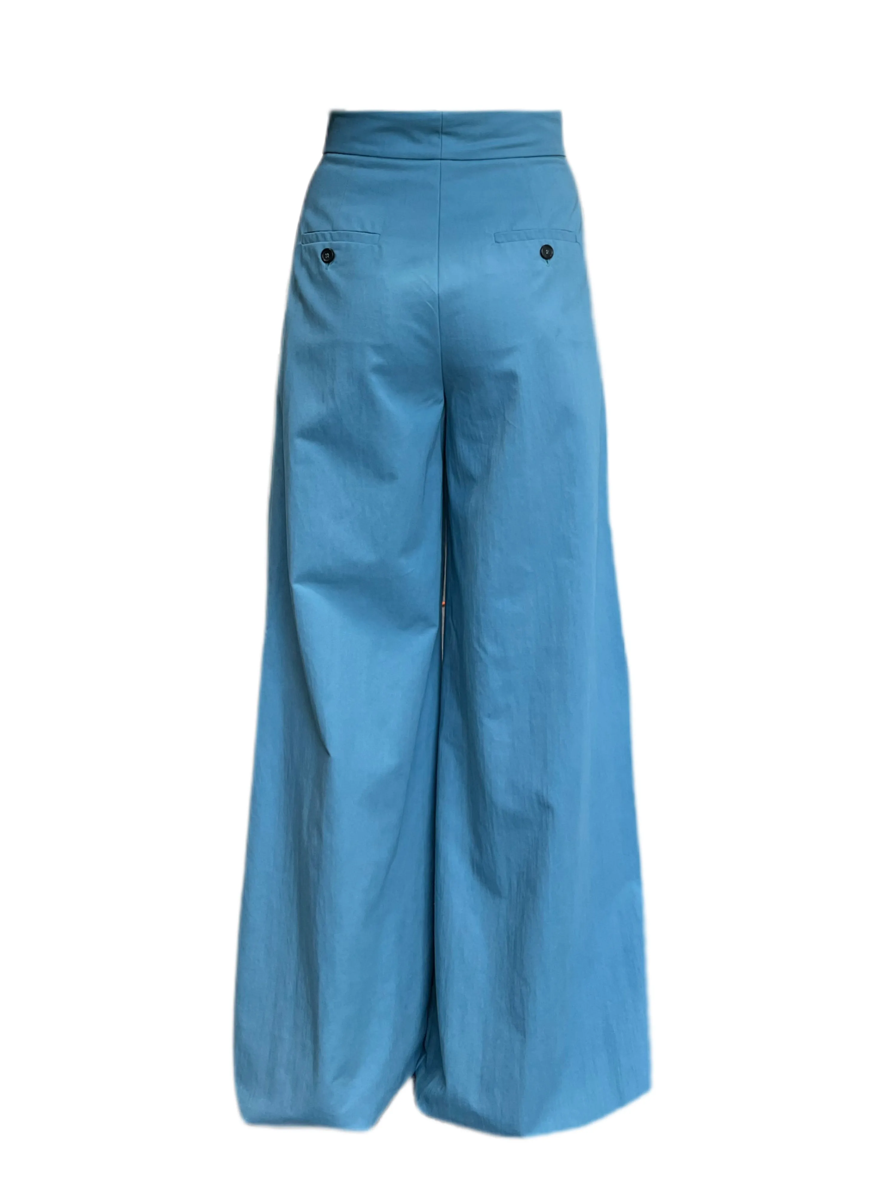 Max Mara Women's Turquoise Valance Straight Pants Size 4 NWT