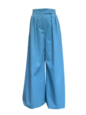 Max Mara Women's Turquoise Valance Straight Pants Size 4 NWT