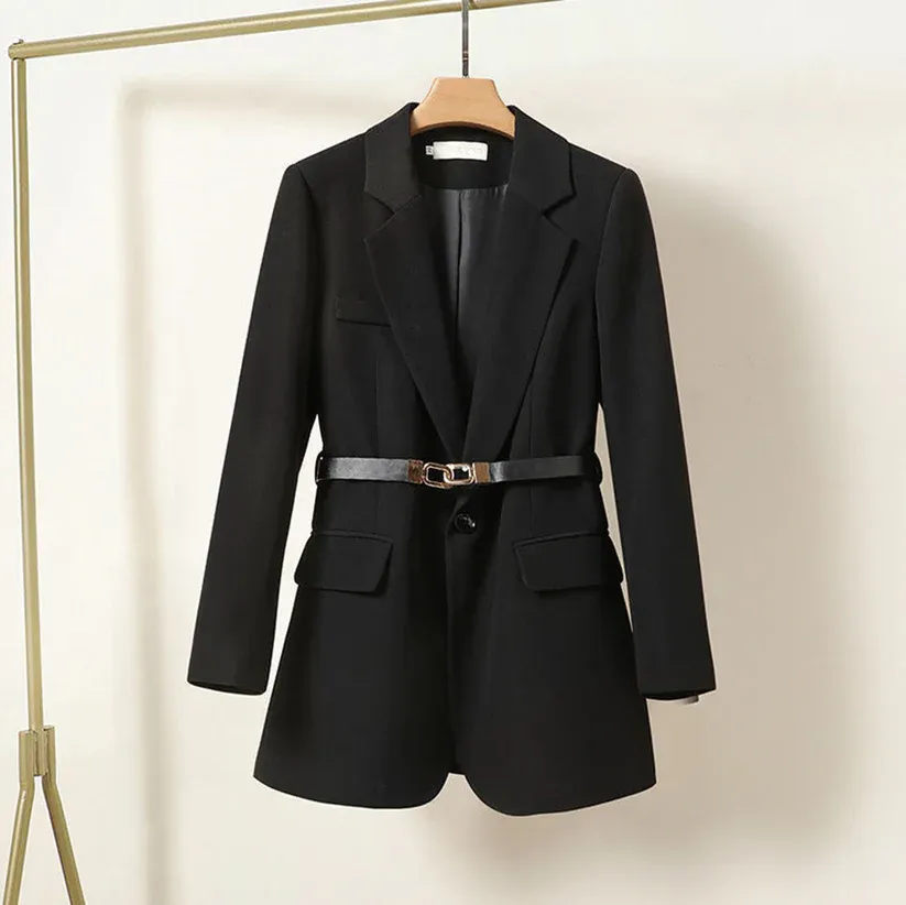 Maya - Modern Fit Belted Blazer