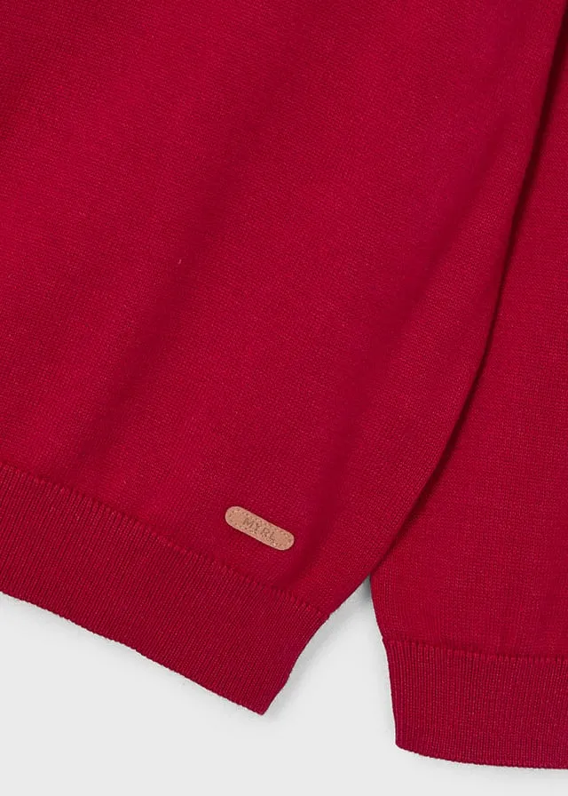 Mayoral 4114 Long Sleeve Check Shirt, 323 Jumper and 504 Slim Fit Jeans In Stock Now