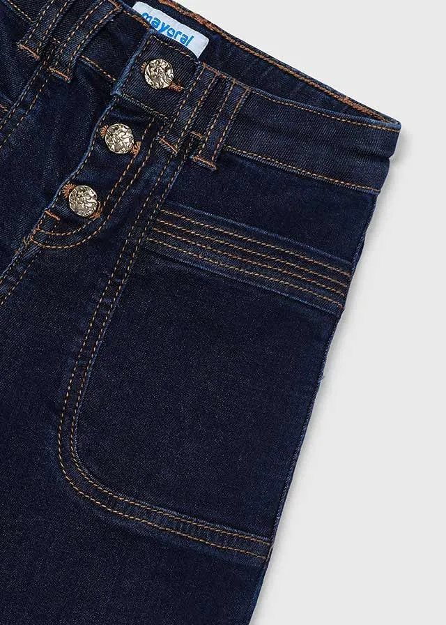 Mayoral 4356 Jumper and 4547 Wide Leg Denim Jeans In Stock Now