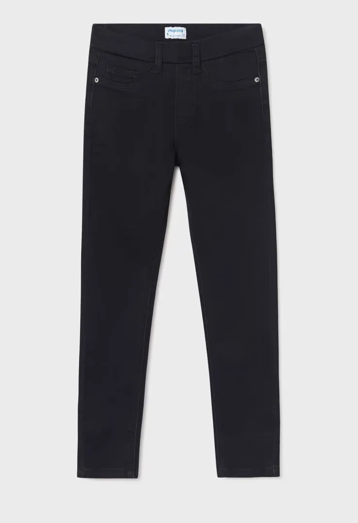 Mayoral Older Girls Jegging Jeans 578Aw23 Black