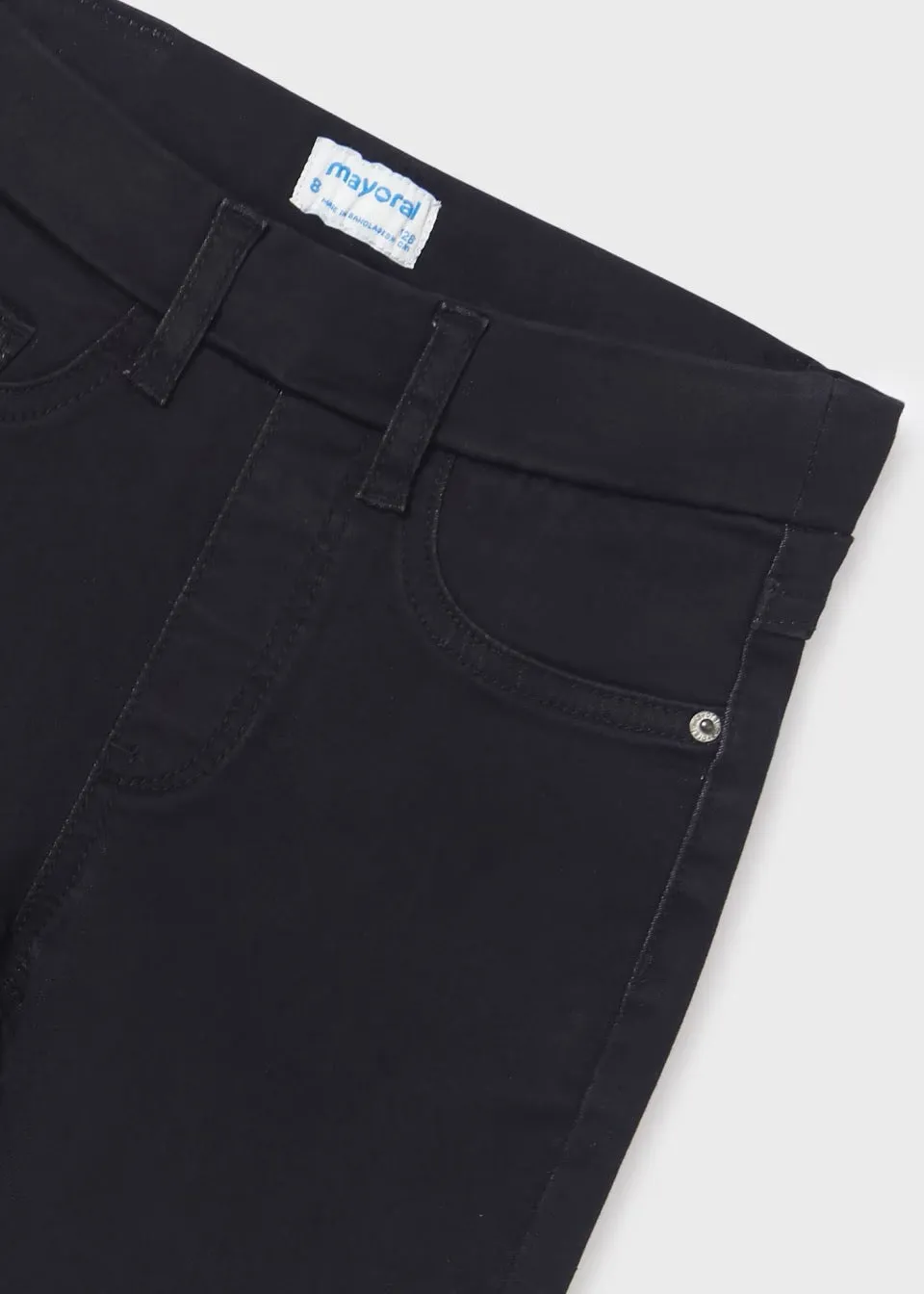 Mayoral Older Girls Jegging Jeans 578Aw23 Black
