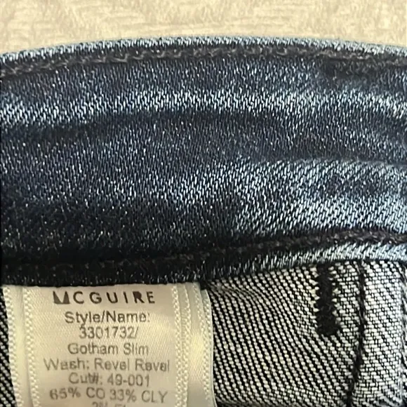 McGuire Gotham slim ankle jeans in wash Revel Revel