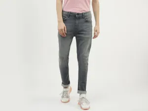 Men Solid Carrot Fit Jeans