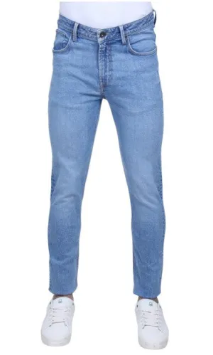 Men Solid Carrot Fit Jeans