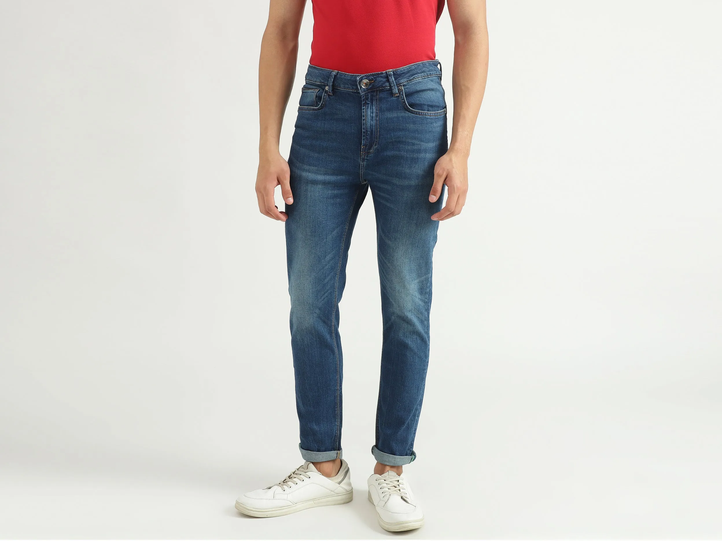 Men Solid Jeans