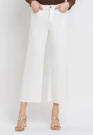 Menomonie Crop Wide Leg Jeans