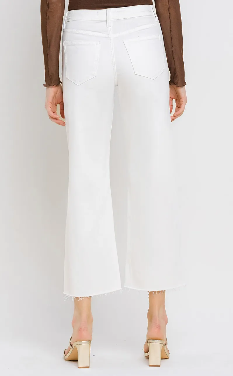 Menomonie Crop Wide Leg Jeans