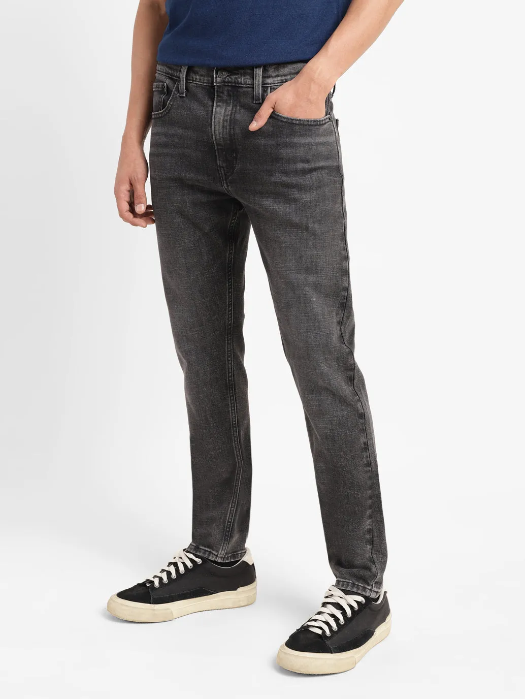 Men's 511 Black Slim Fit Mid Rise Jeans
