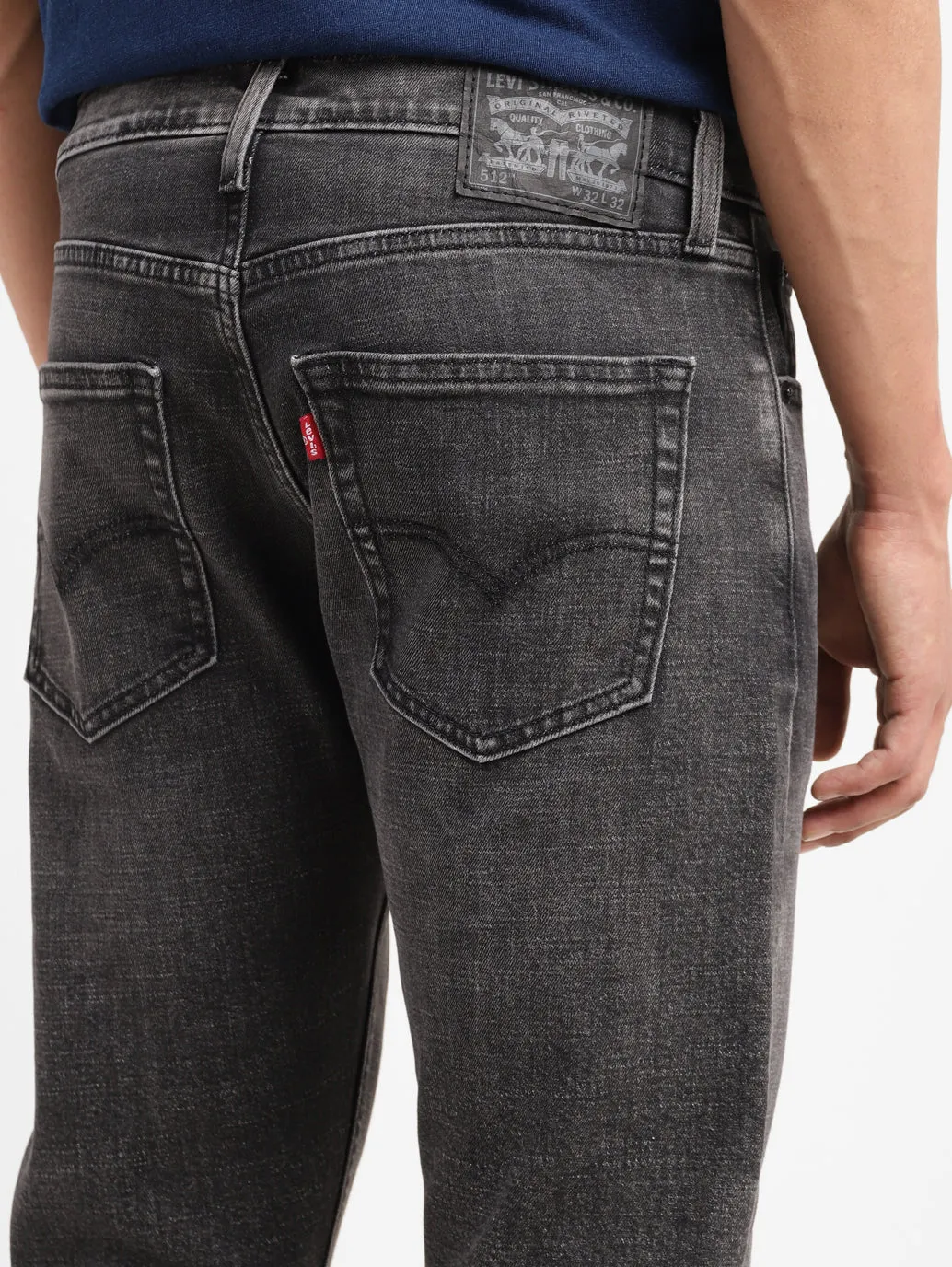 Men's 511 Black Slim Fit Mid Rise Jeans