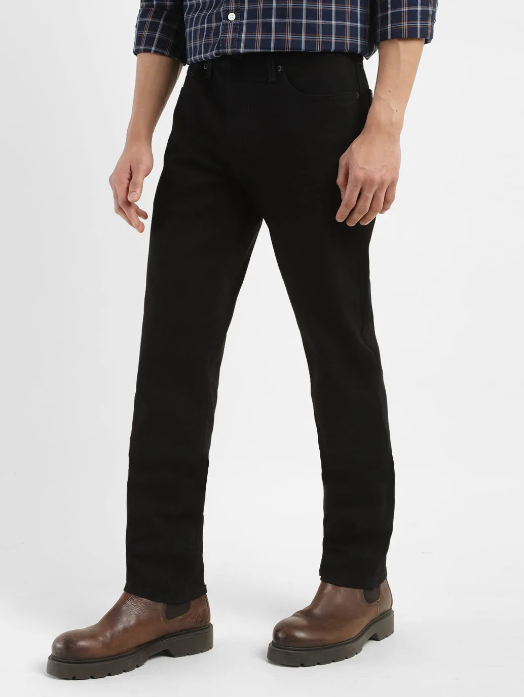 Men's 511 Black Slim Fit Mid Rise Jeans