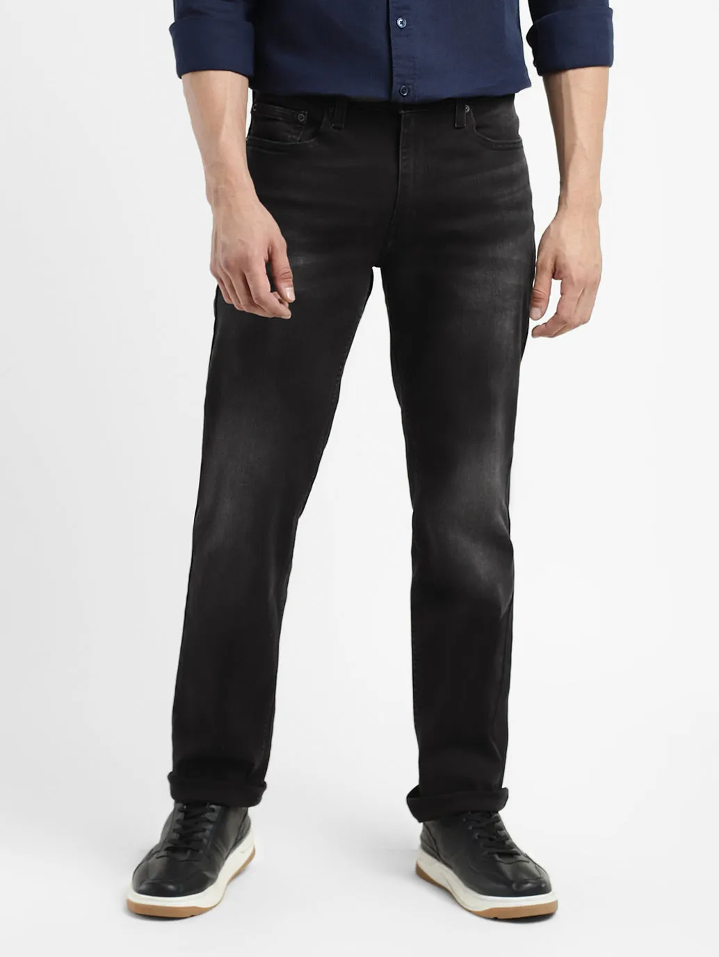 Men's 511 Black Slim Fit Mid Rise Jeans
