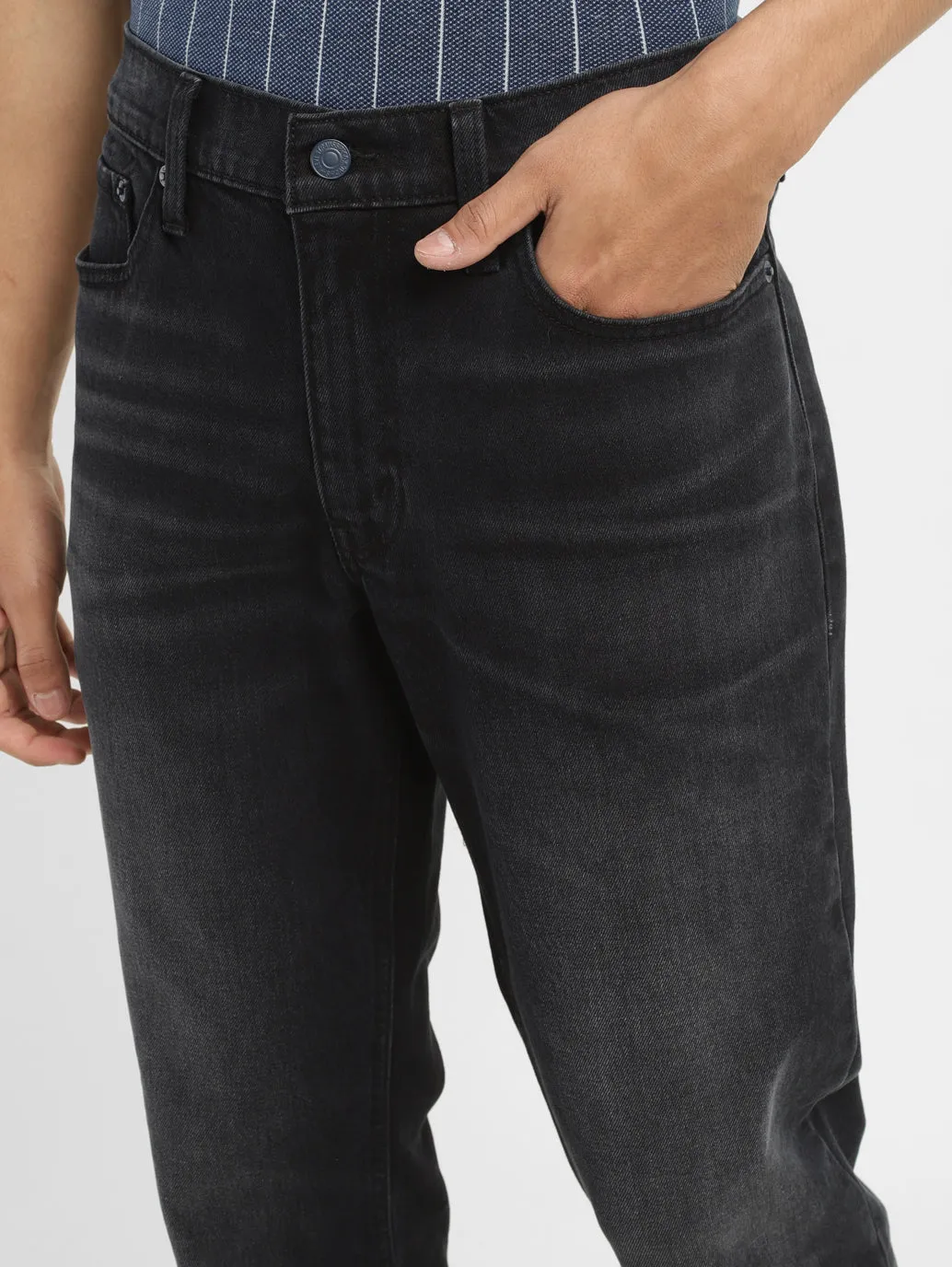 Men's 511 Black Slim Fit Mid Rise Jeans