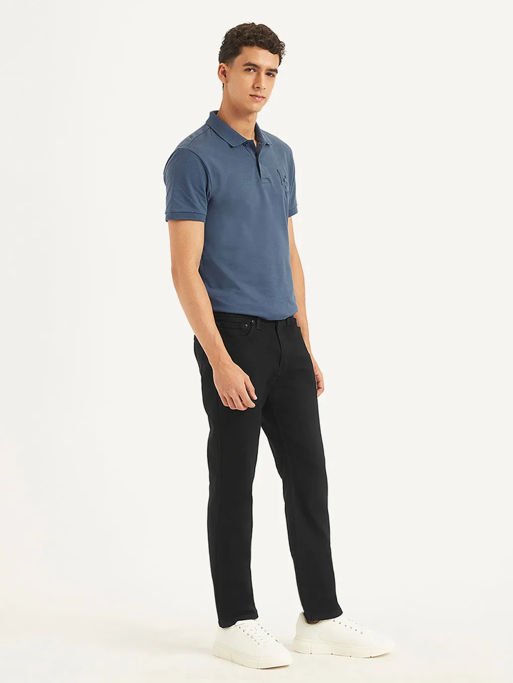 Men's 511 Black Slim Fit Mid Rise Jeans