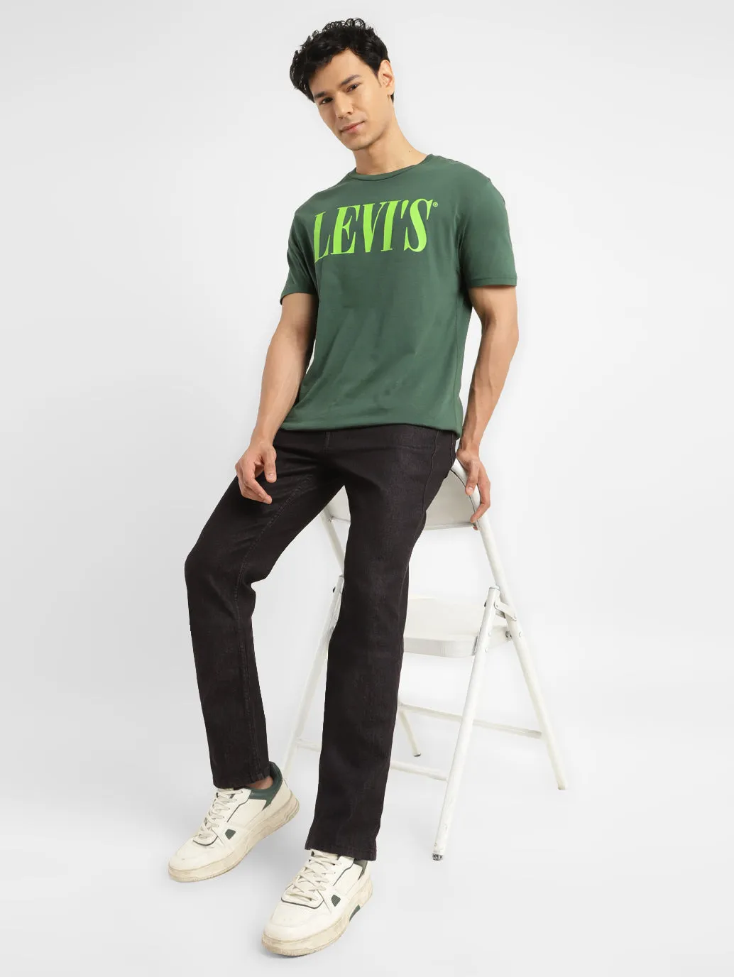 Men's 511 Black Slim Fit Mid Rise Jeans