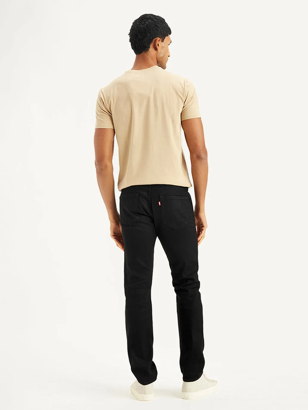 Men's 511 Black Slim Fit Mid Rise Jeans