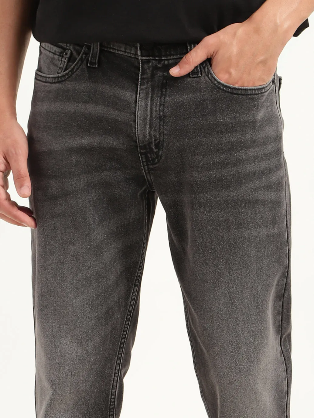 Men's 511 Black Slim Fit Mid Rise Jeans