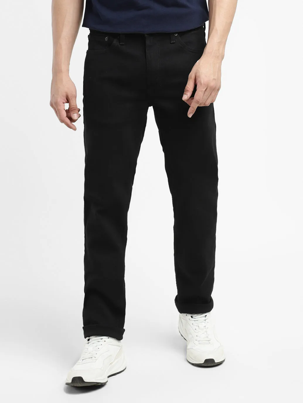 Men's 511 Black Slim Fit Mid Rise Jeans