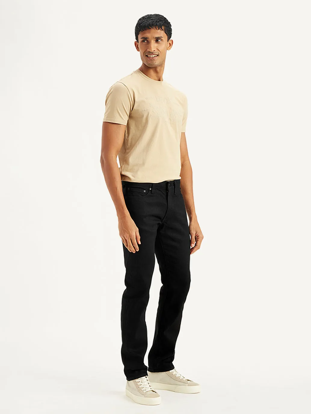 Men's 511 Black Slim Fit Mid Rise Jeans