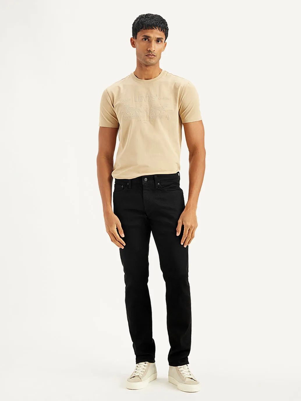 Men's 511 Black Slim Fit Mid Rise Jeans