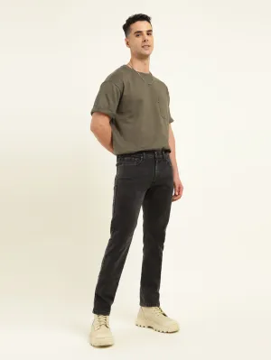 Men's 511 Black Slim Fit Mid Rise Jeans