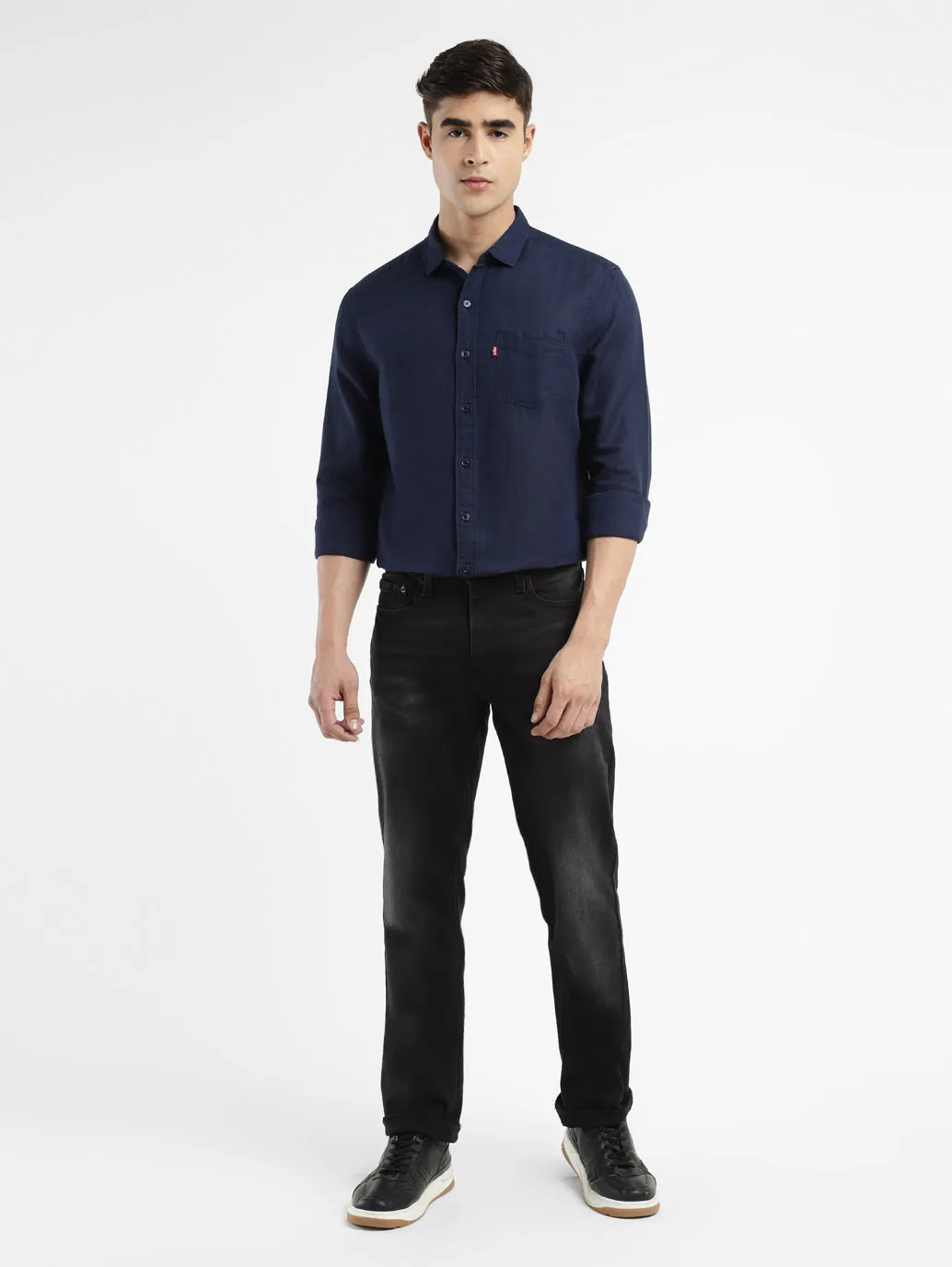 Men's 511 Black Slim Fit Mid Rise Jeans
