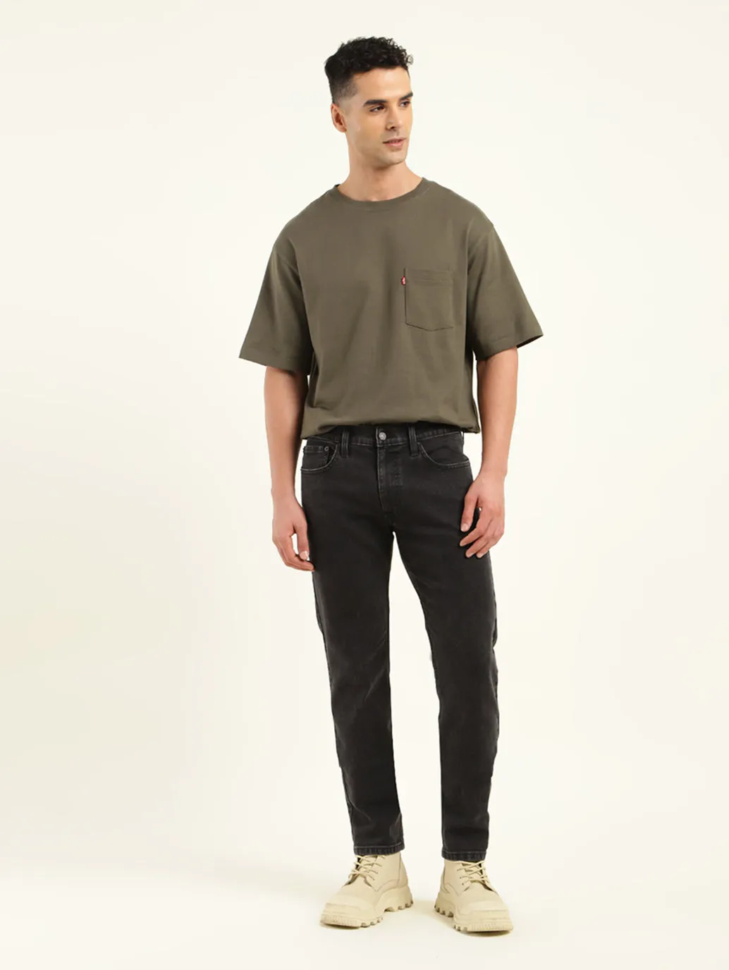 Men's 511 Black Slim Fit Mid Rise Jeans