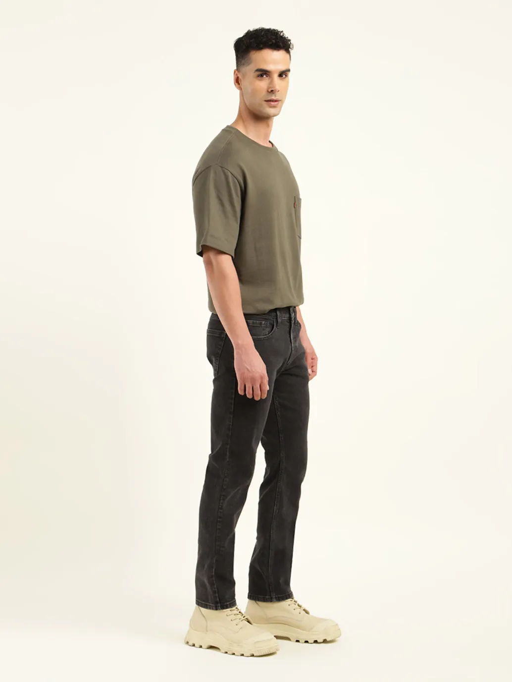 Men's 511 Black Slim Fit Mid Rise Jeans