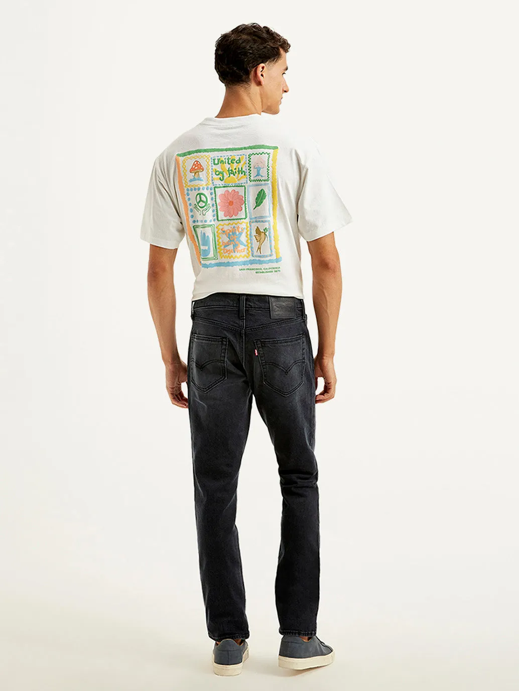 Men's 511 Black Slim Fit Mid Rise Jeans