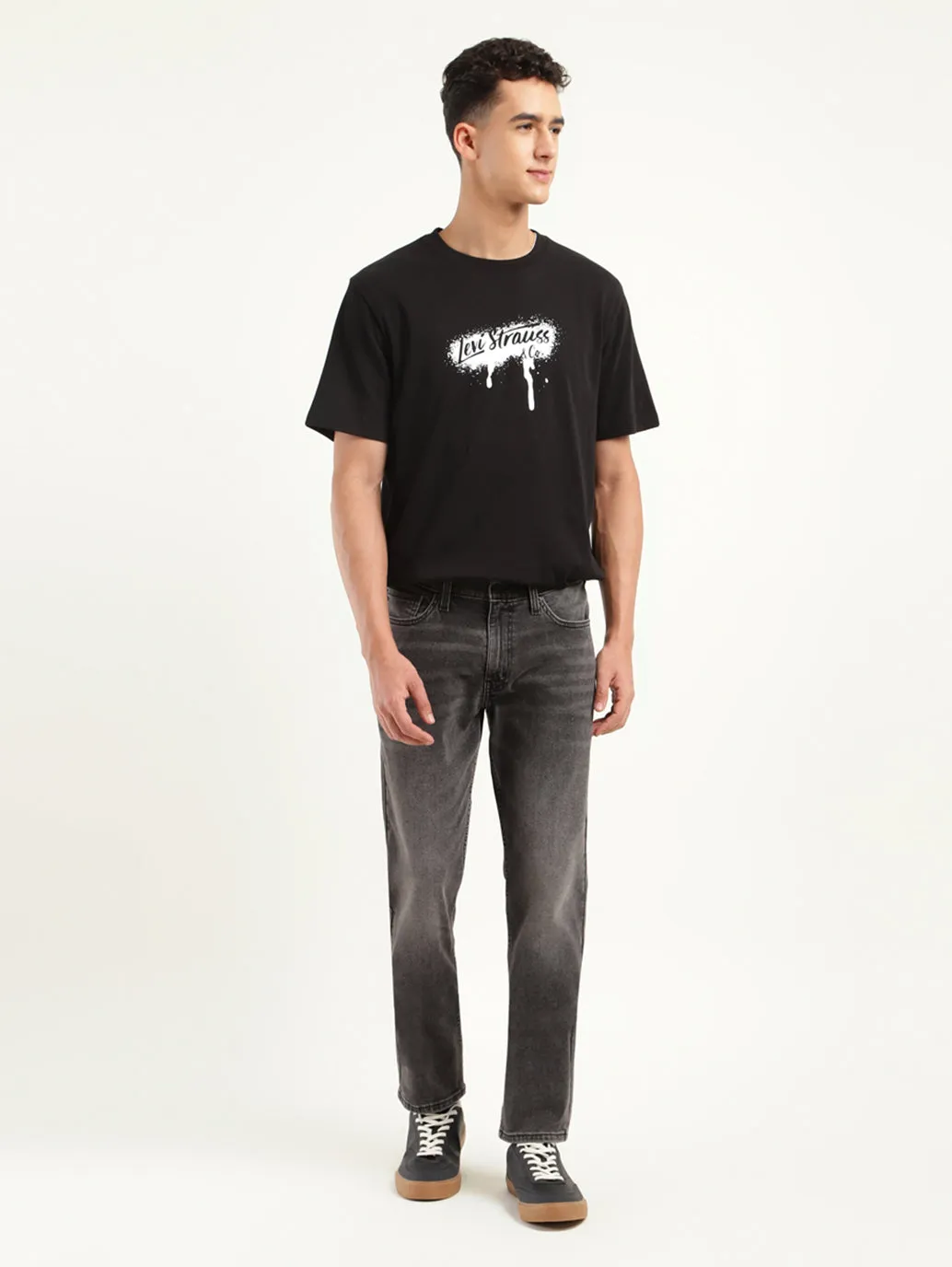 Men's 511 Black Slim Fit Mid Rise Jeans