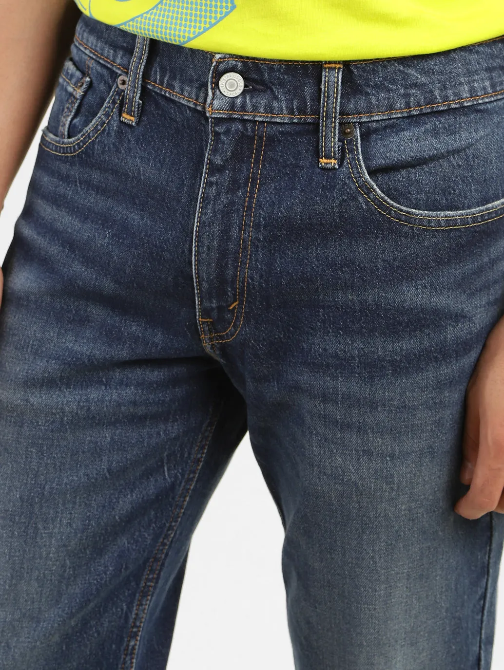 Men's 511 Blue Slim Fit Mid Rise Jeans
